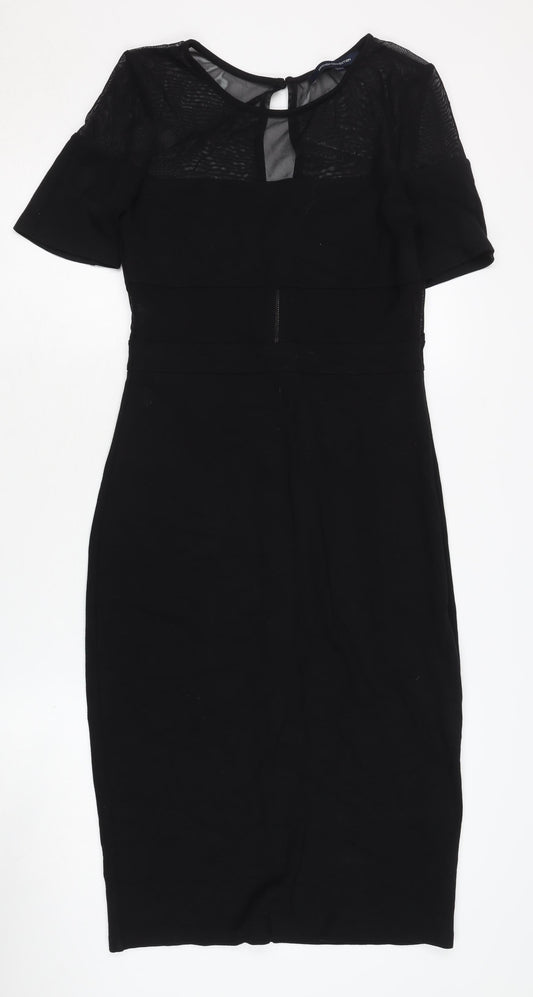 French Connection Black Sheath Dress, Women, Size 12