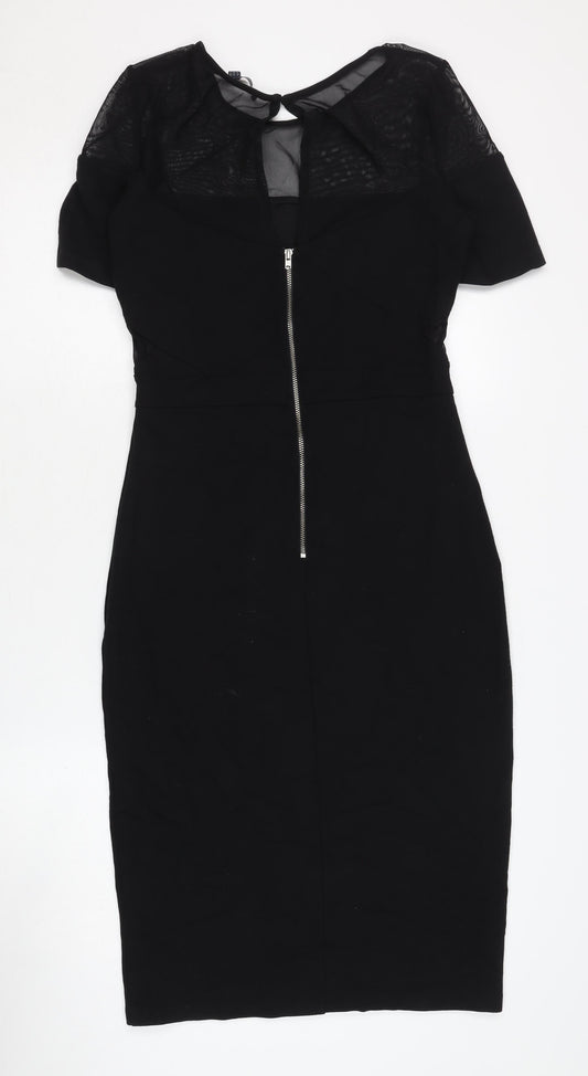 French Connection Black Sheath Dress, Women, Size 12