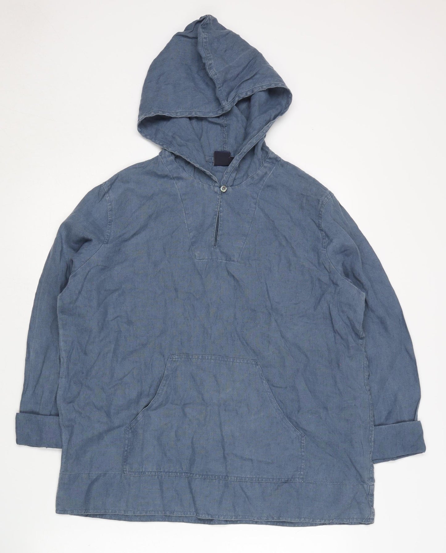 GAP Unisex Blue Medium Pullover Hoodie