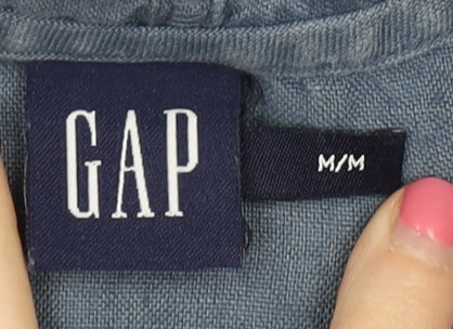 GAP Unisex Blue Medium Pullover Hoodie