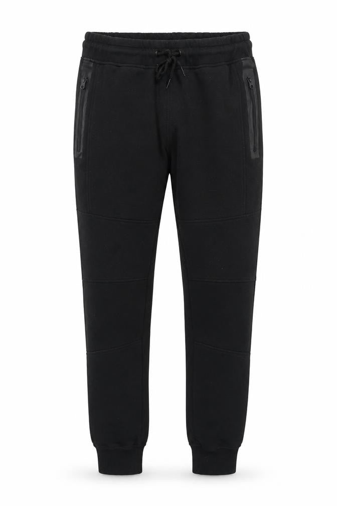 Mens UK Size M Jack and Jones-activewear Regular Fit Jogger Black Trousers