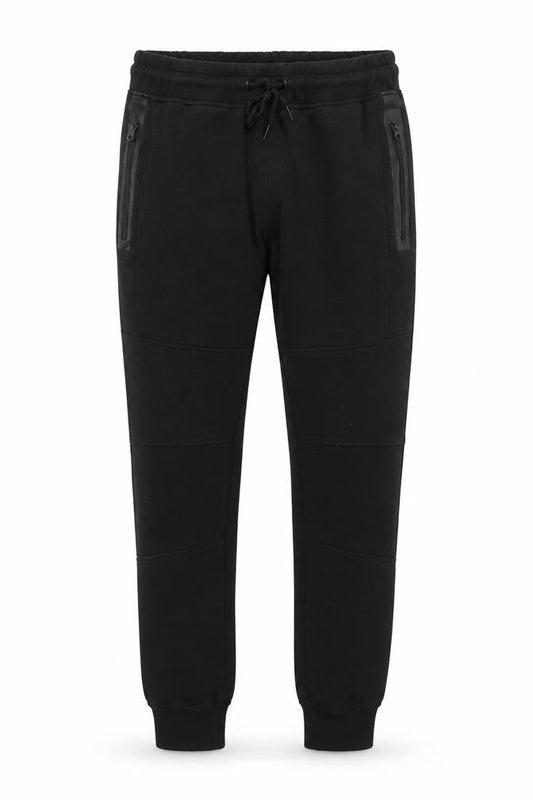 Mens UK Size M Jack and Jones-activewear Regular Fit Jogger Black Trousers