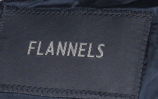 Flannels Men's Black Striped Wool Blazer Size 40