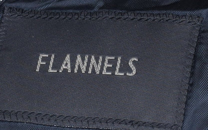 Flannels Men's Black Striped Wool Blazer Size 40