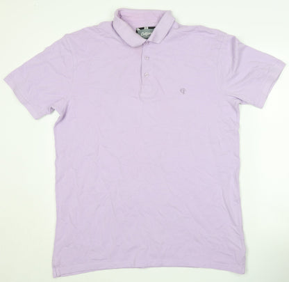 Cotton Traders Men's Purple XL Polo Shirt