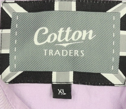 Cotton Traders Men's Purple XL Polo Shirt
