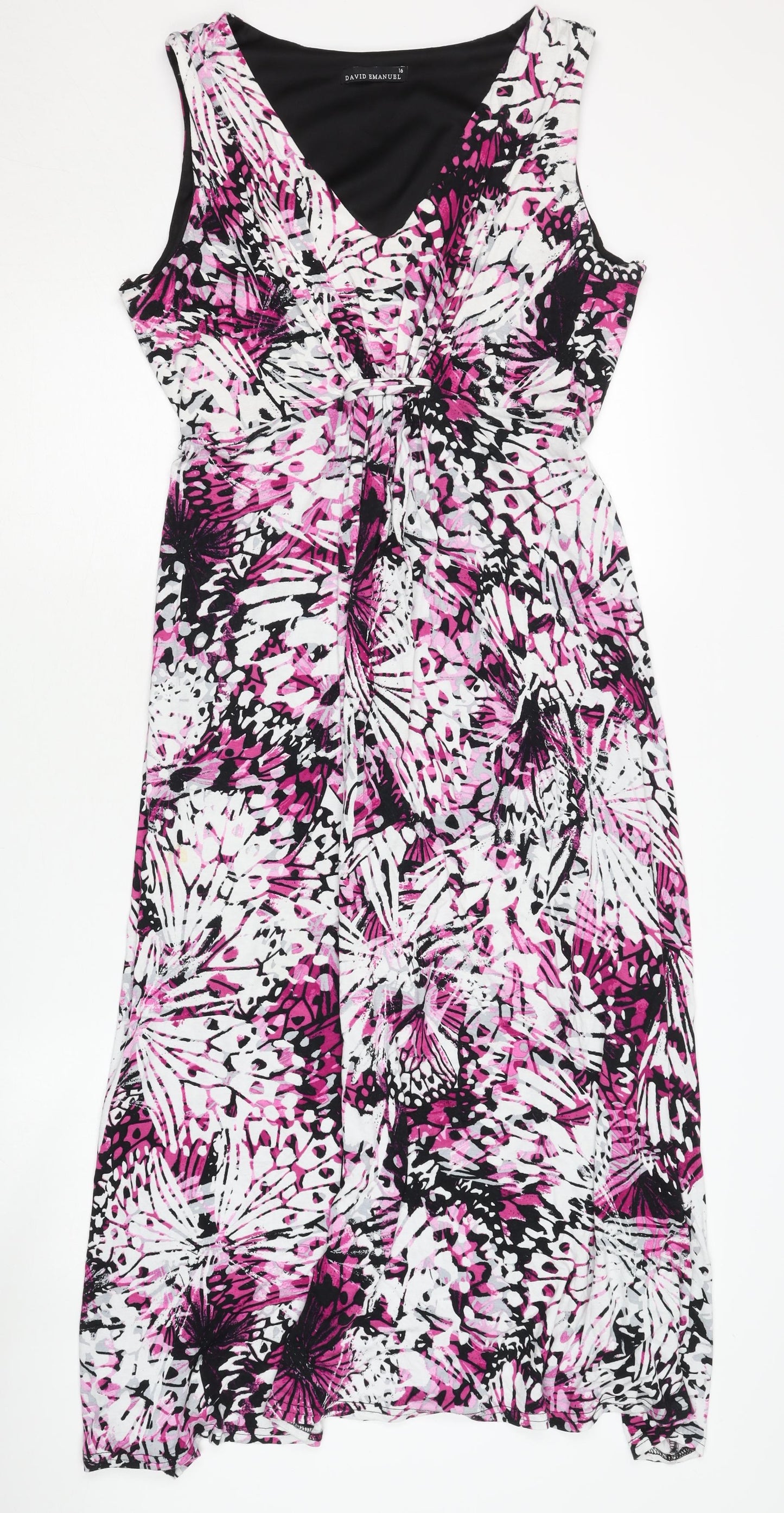 David Emanuel Women's Multicoloured Sleeveless Dress