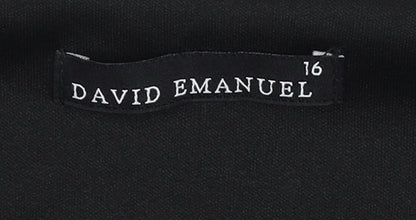 David Emanuel Women's Multicoloured Sleeveless Dress