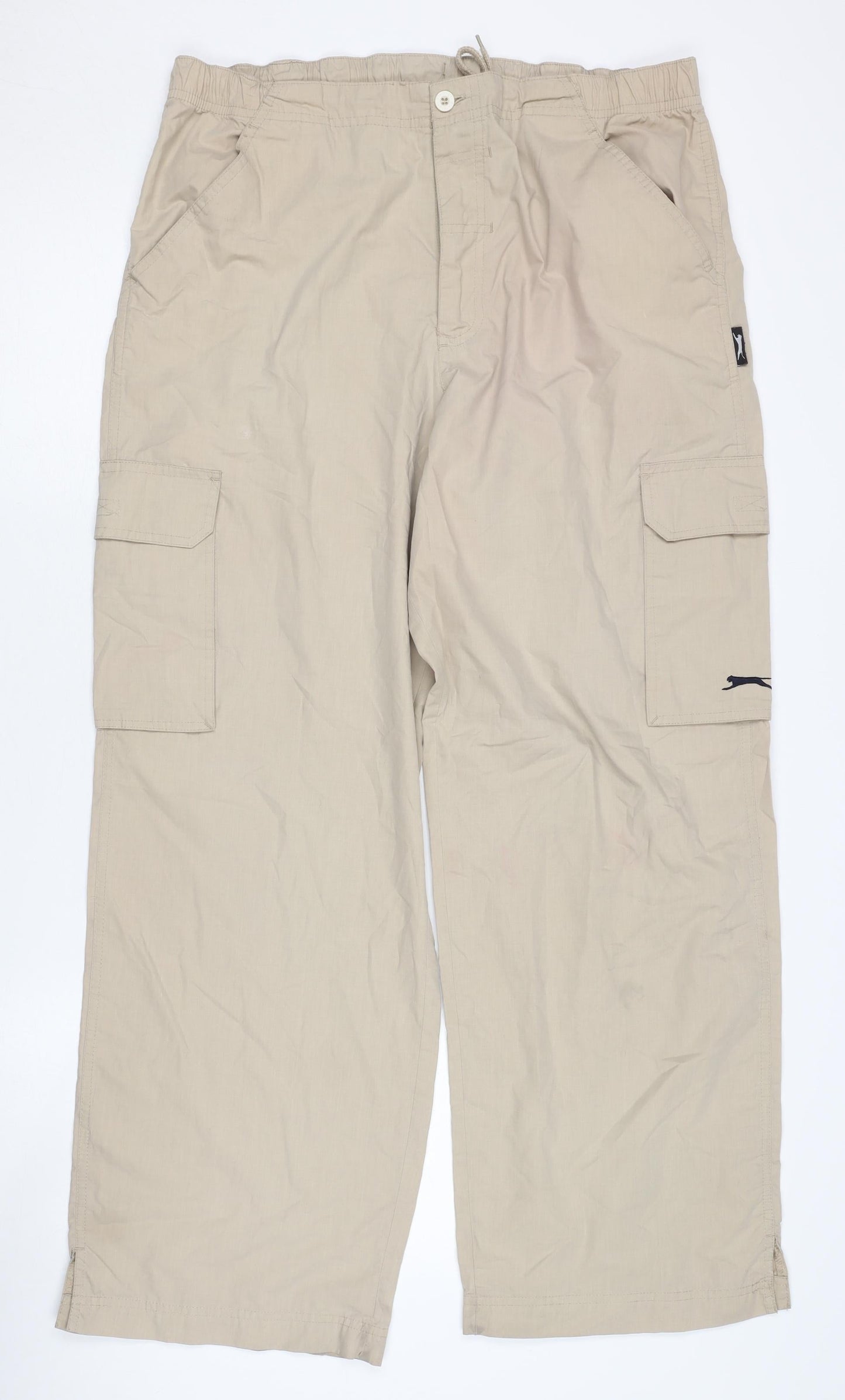 Slazenger Men's Beige Cargo Trousers S