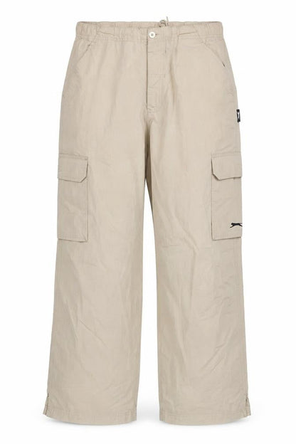Mens UK Size S Slazenger Regular Fit Cargo Beige Trousers