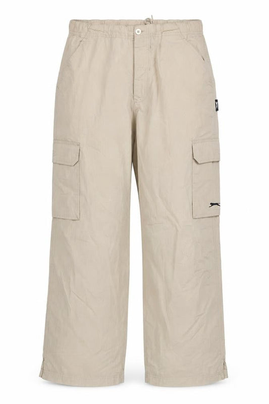 Mens UK Size S Slazenger Regular Fit Cargo Beige Trousers