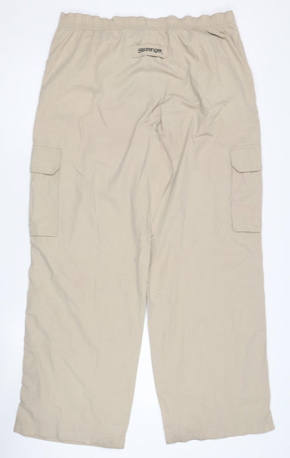 Slazenger Men's Beige Cargo Trousers S