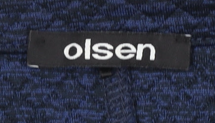 Womens UK Size 12 Olsen Blue Cardigan Jumper