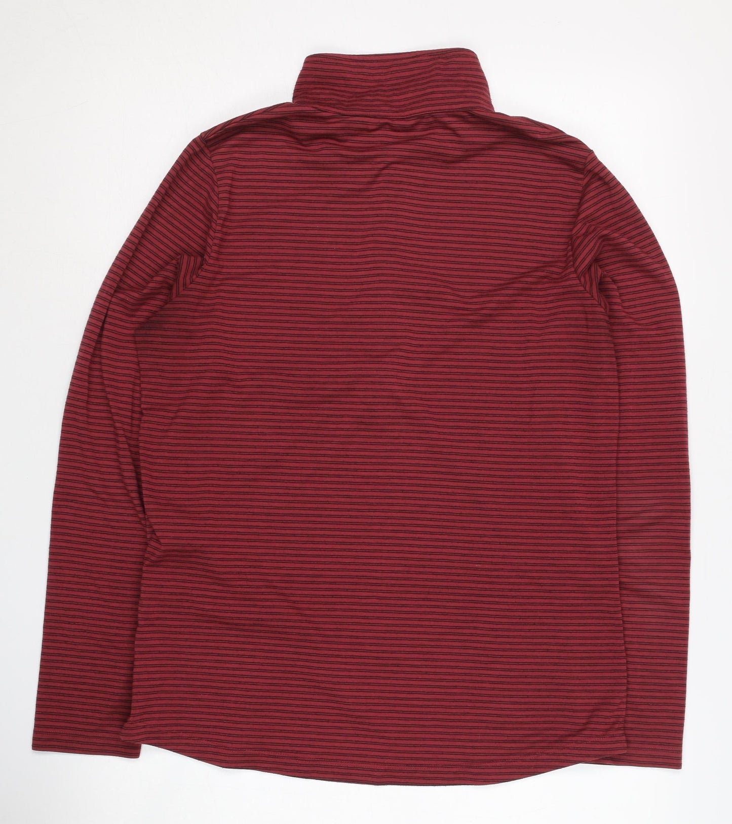 Rohan Women's Red Striped High Neck Sweatshirt Size 12