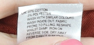 White Stuff Men's Red Long Sleeve T-Shirt Size L