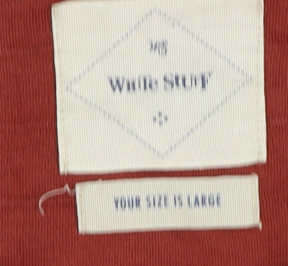 White Stuff Men's Red Long Sleeve T-Shirt Size L