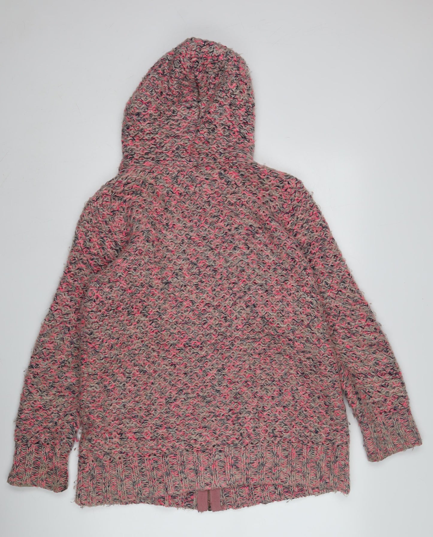 Cotton Traders Women's Pink Full Zip Hoodie Size 14