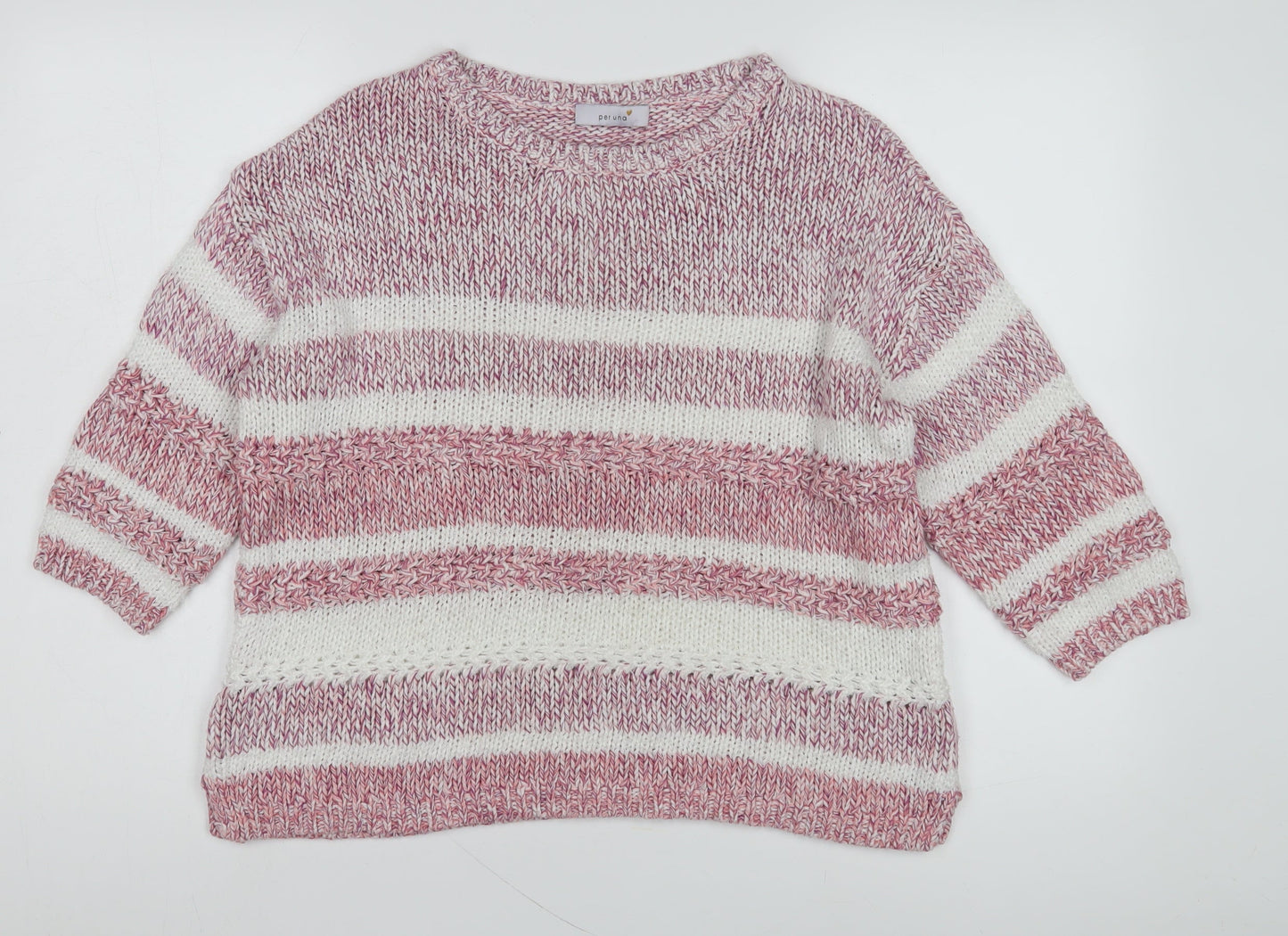 Womens UK Size 14 Marks and Spencer Red Pullover Jumper