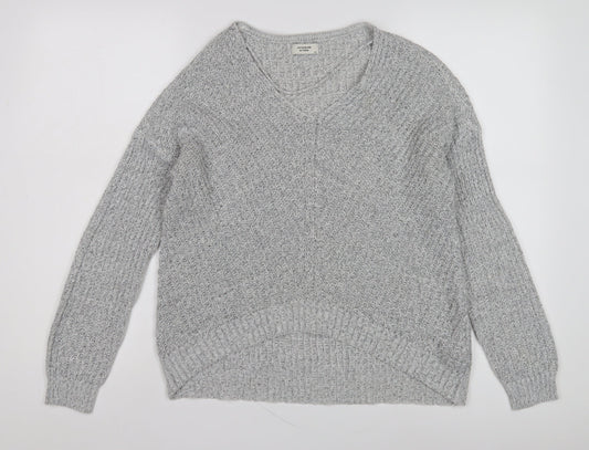 Womens UK Size XS Jacqueline de Yong Grey Pullover Jumper