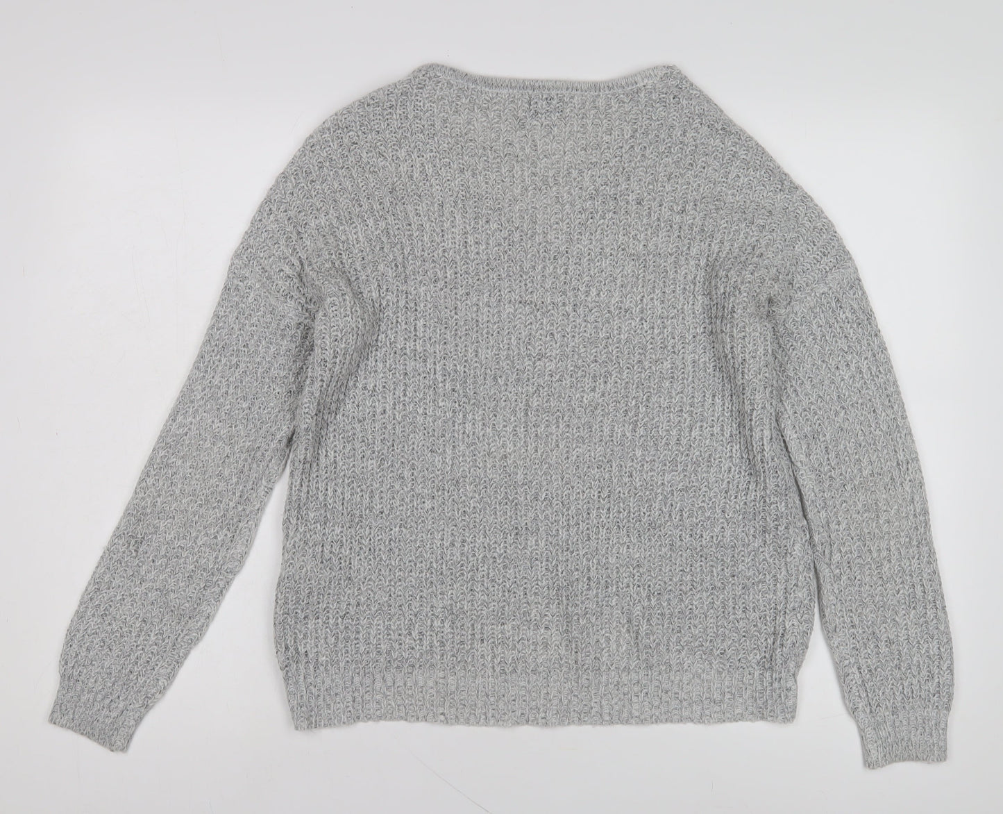 Womens UK Size XS Jacqueline de Yong Grey Pullover Jumper