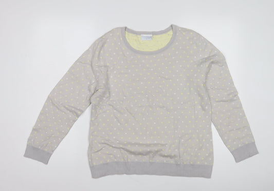 Womens UK Size M Cotswold Collections Grey Pullover Jumper