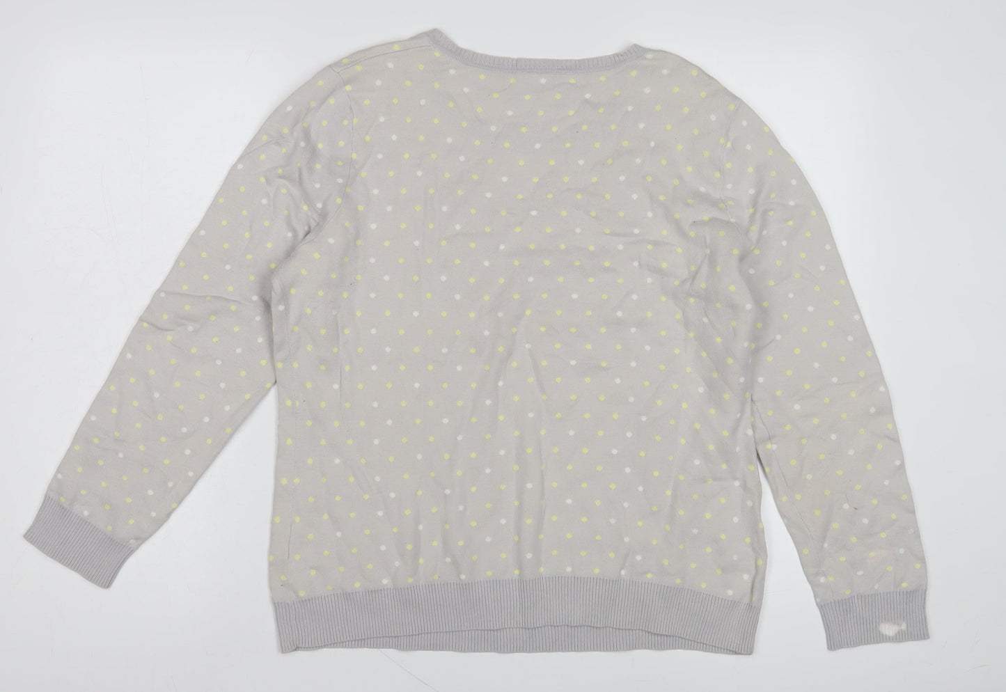 Womens UK Size M Cotswold Collections Grey Pullover Jumper
