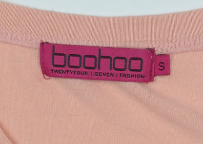 Womens UK Size S Boohoo Pink Pullover Jumper