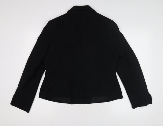 Principles Women's Black Wool Blazer Size 16