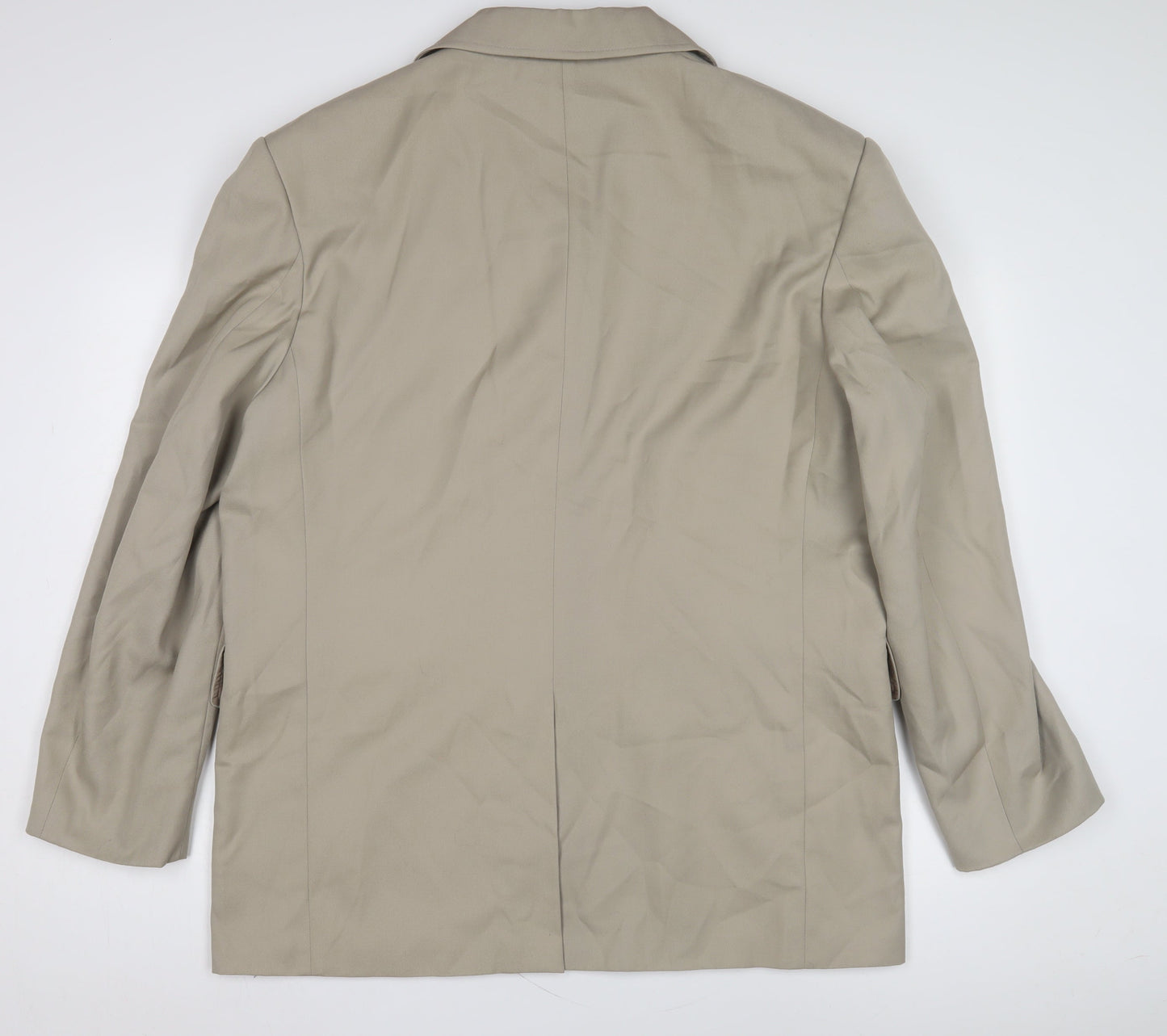 KIT Men's Beige Blazer 44R Single-Breasted Jacket