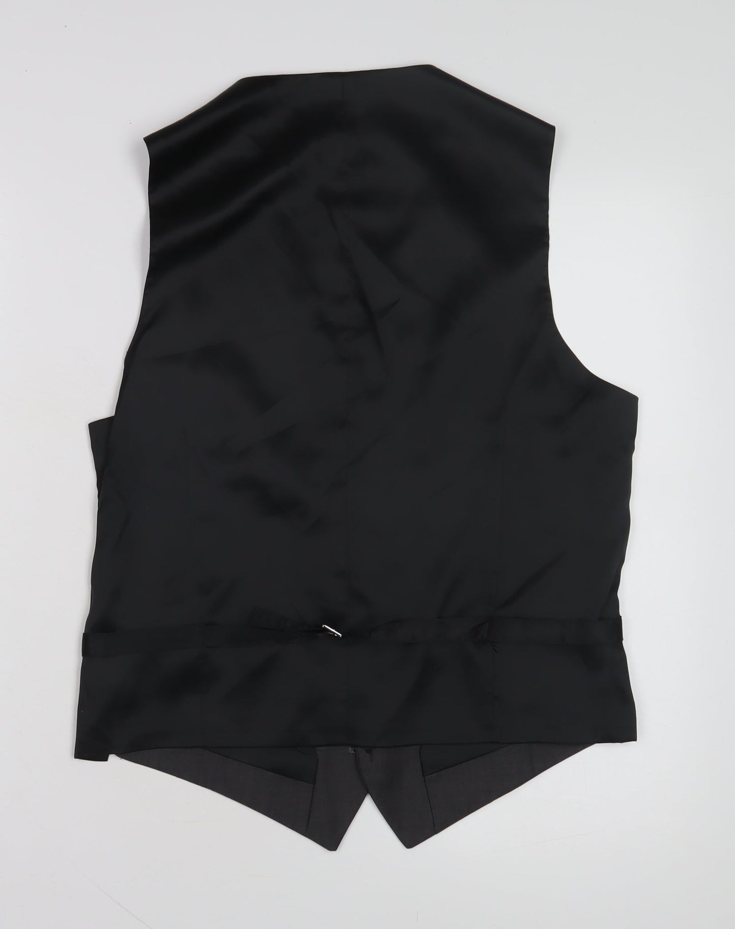 Marks & Spencer Men's Grey Wool Waistcoat, Size Small 36-38"