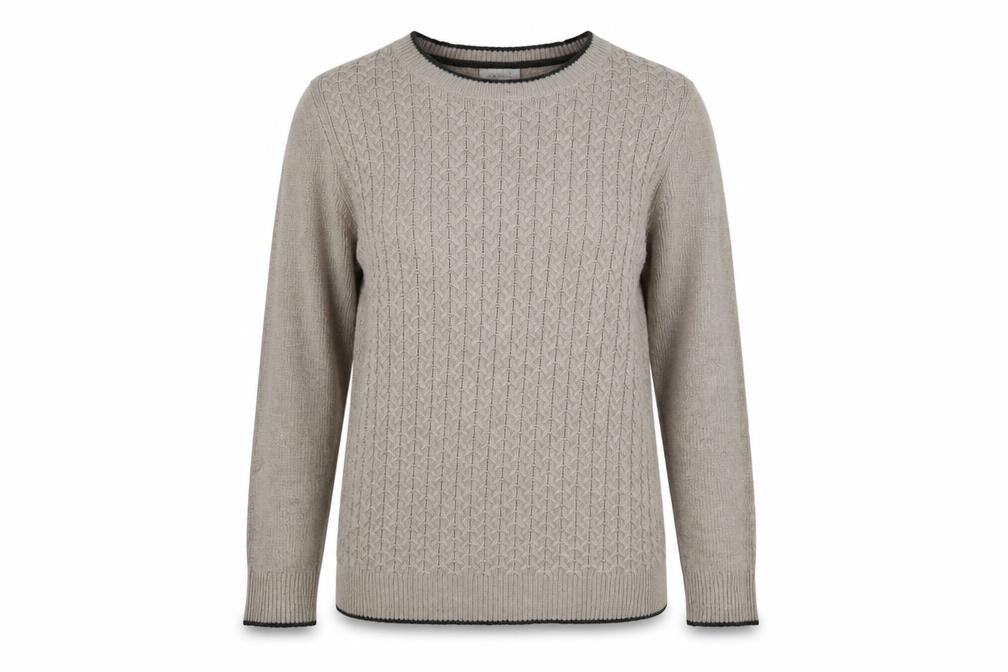 Womens UK Size M Kenar Beige Pullover Jumper
