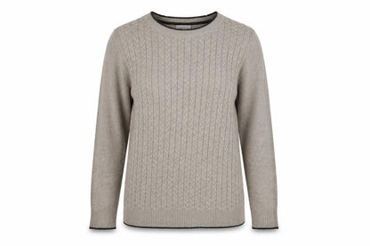 Womens UK Size M Kenar Beige Pullover Jumper