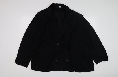 Womens UK Size XL Unknown Black Basic Jacket