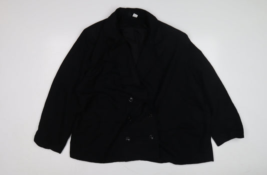 Womens UK Size XL Unknown Black Basic Jacket