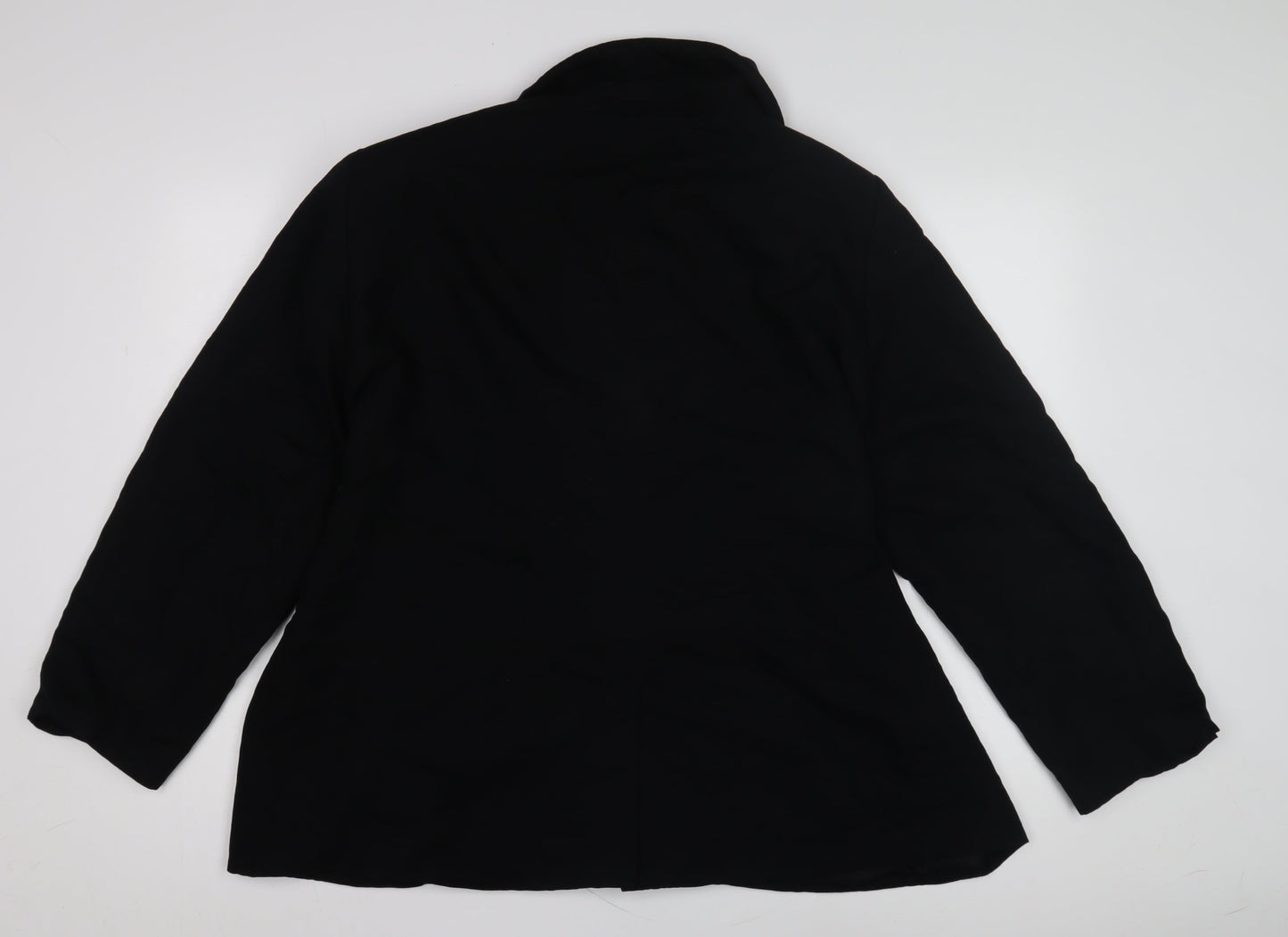 Womens UK Size XL Unknown Black Basic Jacket