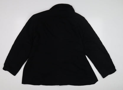 Womens UK Size XL Unknown Black Basic Jacket