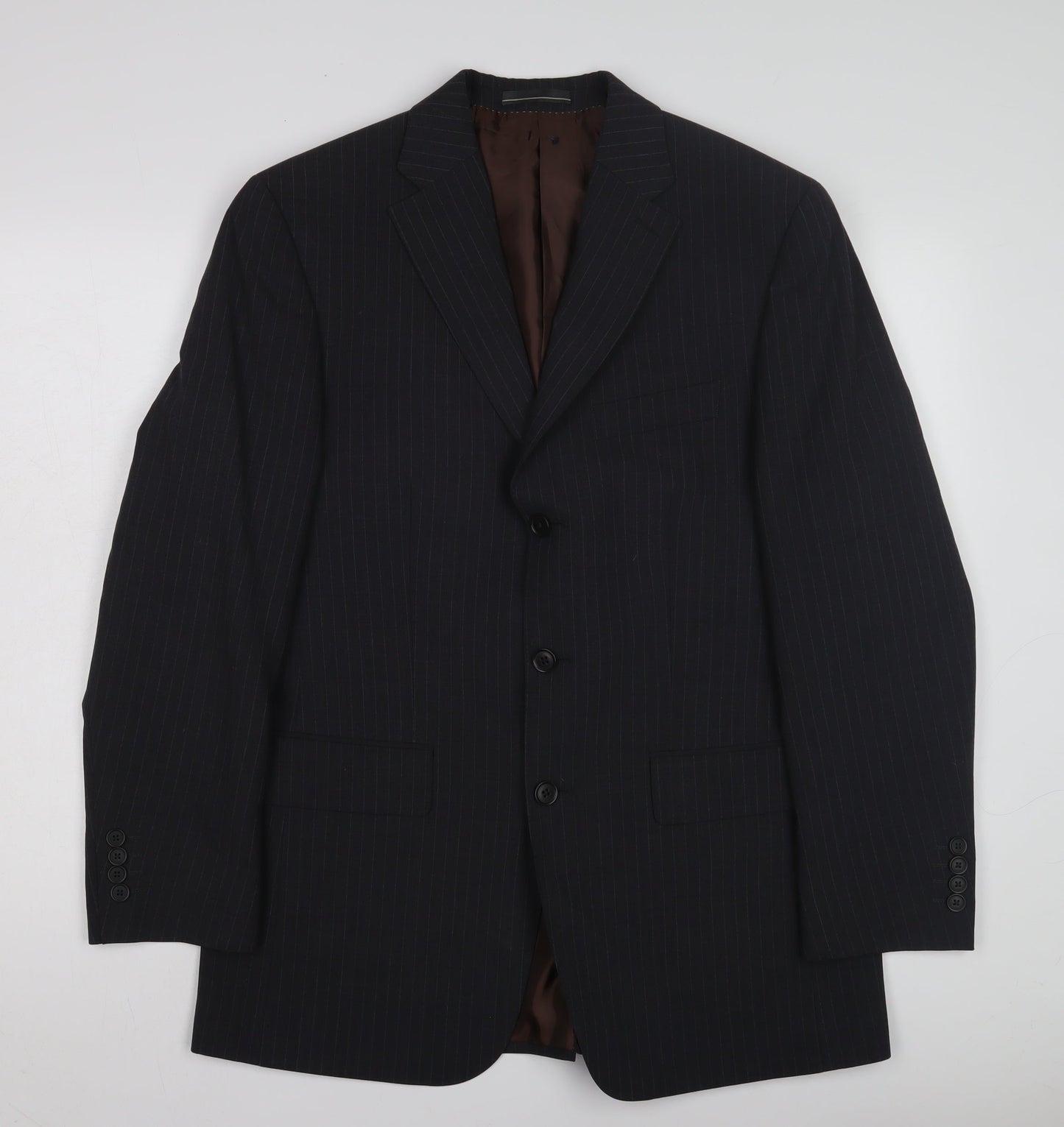 Mens UK Size 38 Greenwoods Regular Black Suit Jacket