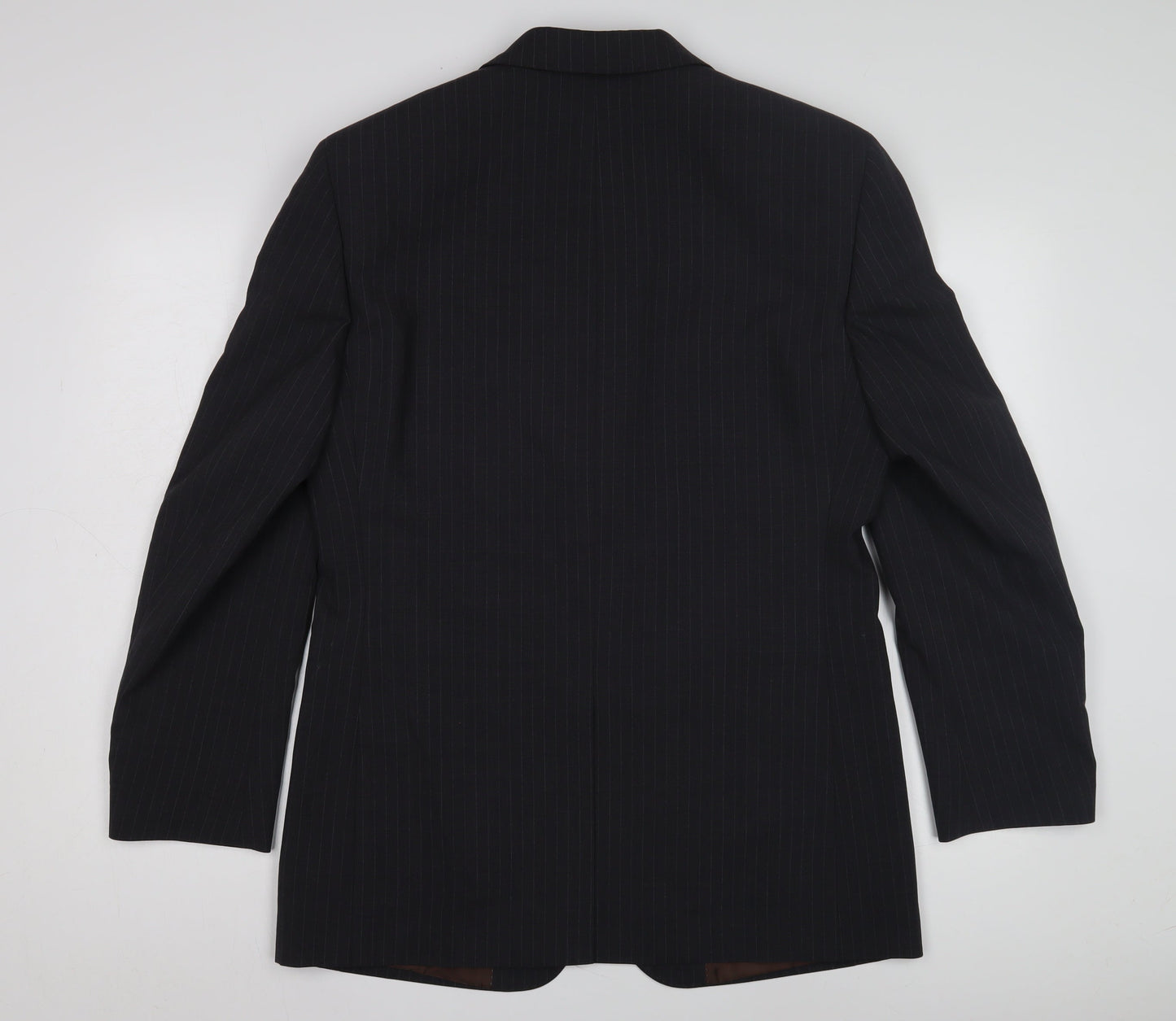 Mens UK Size 38 Greenwoods Regular Black Suit Jacket