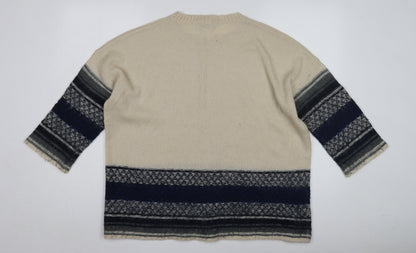 Womens UK Size L Great Plains Beige Pullover Jumper