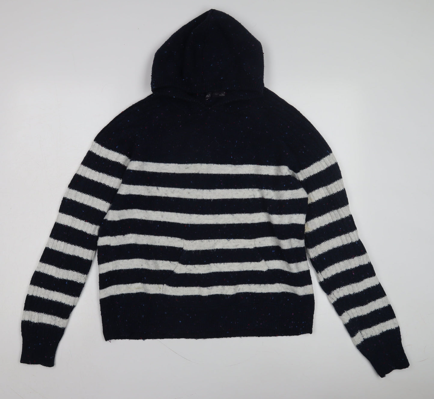 Womens UK Size M Marks and Spencer Black Pullover Hoodie