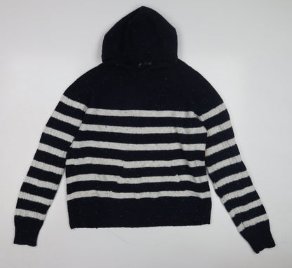 Womens UK Size M Marks and Spencer Black Pullover Hoodie