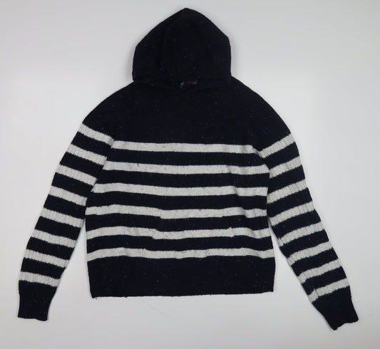 Womens UK Size M Marks and Spencer Black Pullover Hoodie