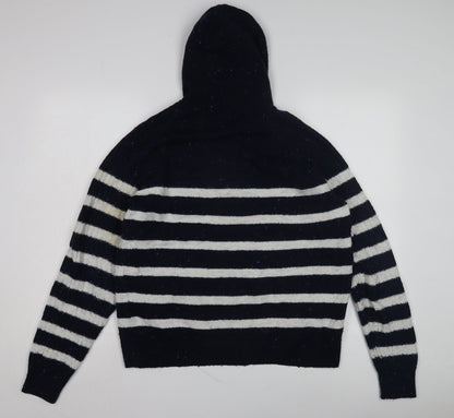Womens UK Size M Marks and Spencer Black Pullover Hoodie