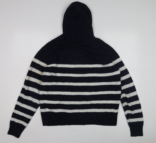 Womens UK Size M Marks and Spencer Black Pullover Hoodie