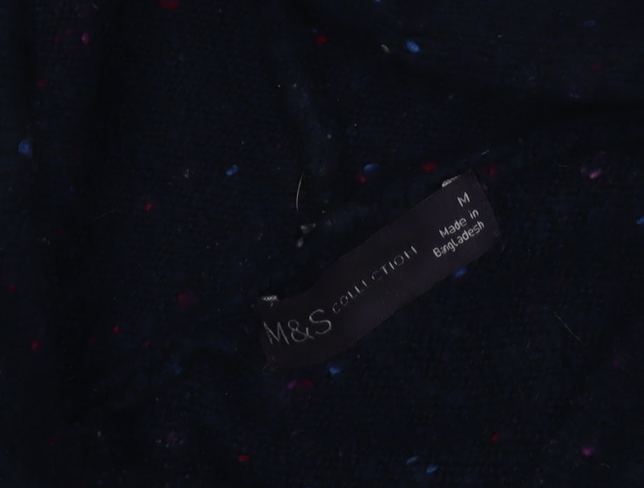 Womens UK Size M Marks and Spencer Black Pullover Hoodie