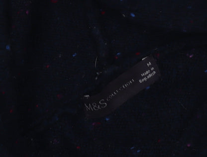 Womens UK Size M Marks and Spencer Black Pullover Hoodie