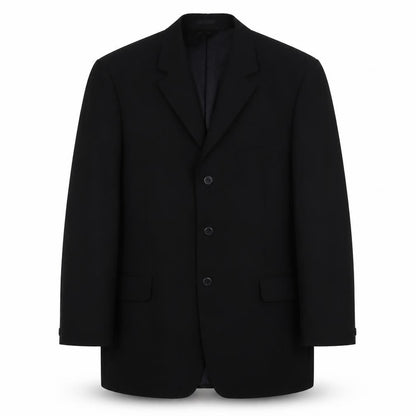 Mens UK Size 44 Copperstone Regular Black Suit Jacket