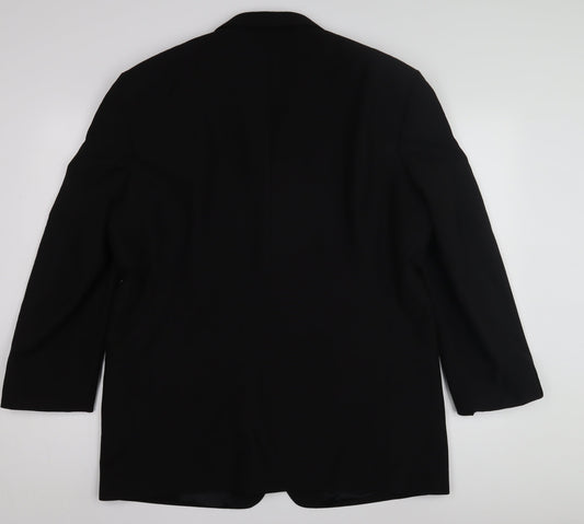 Mens UK Size 44 Copperstone Regular Black Suit Jacket