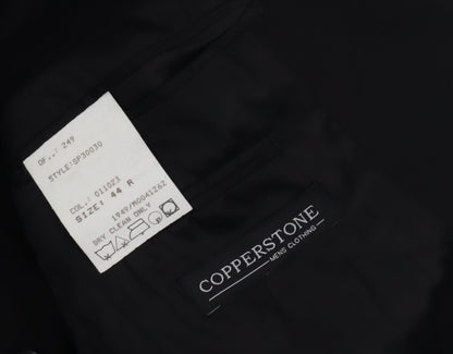 Mens UK Size 44 Copperstone Regular Black Suit Jacket
