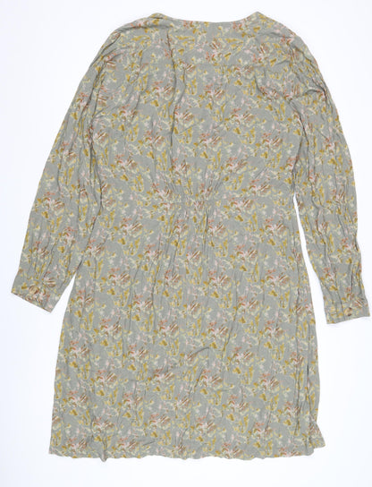 Indi & Cold Women's Floral Viscose Shift Dress XL